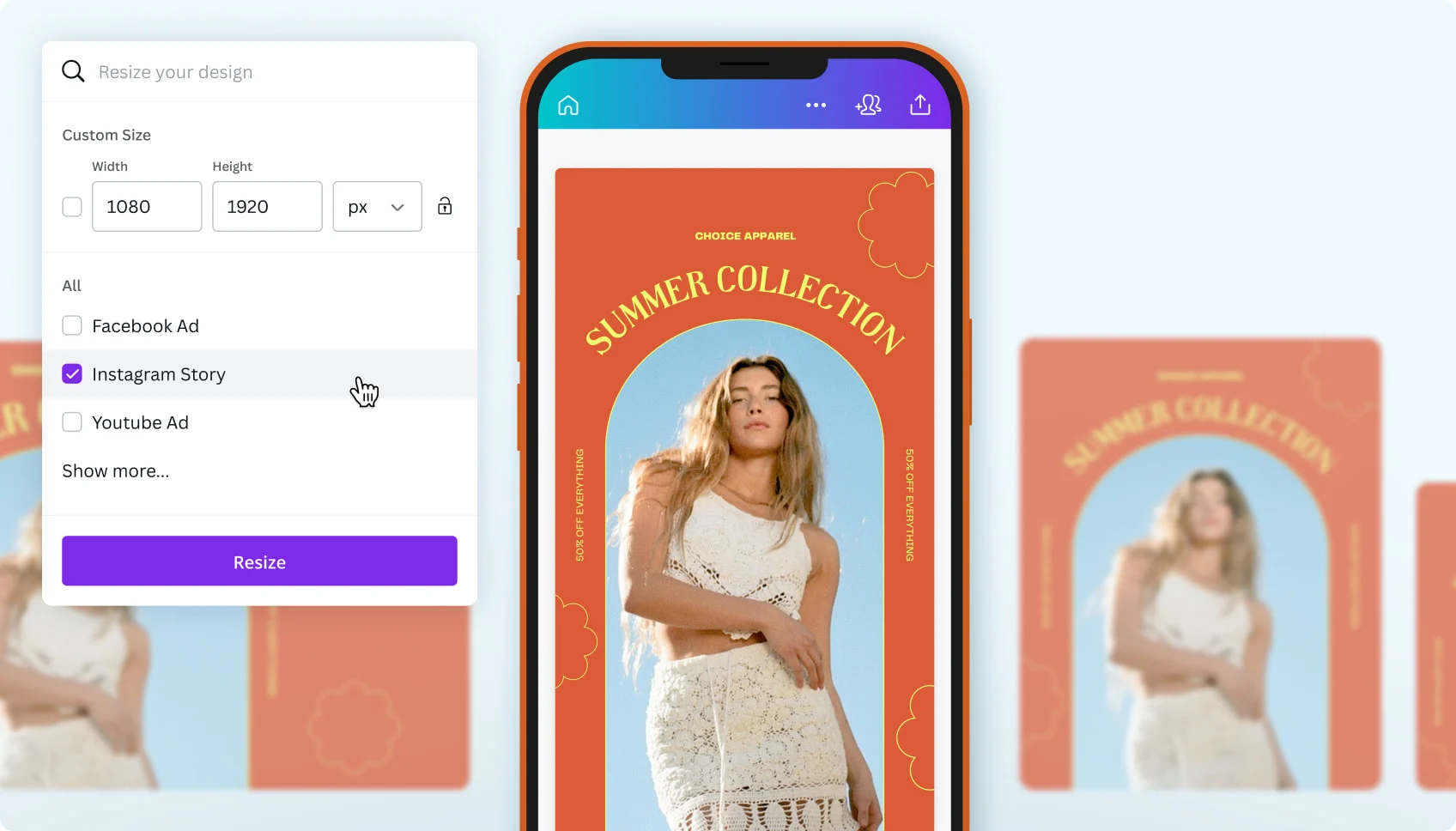 How to make a Facebook ad on Canva attractively