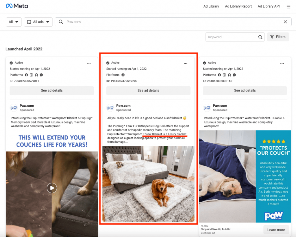 When should businesses run Facebook landing page ads?