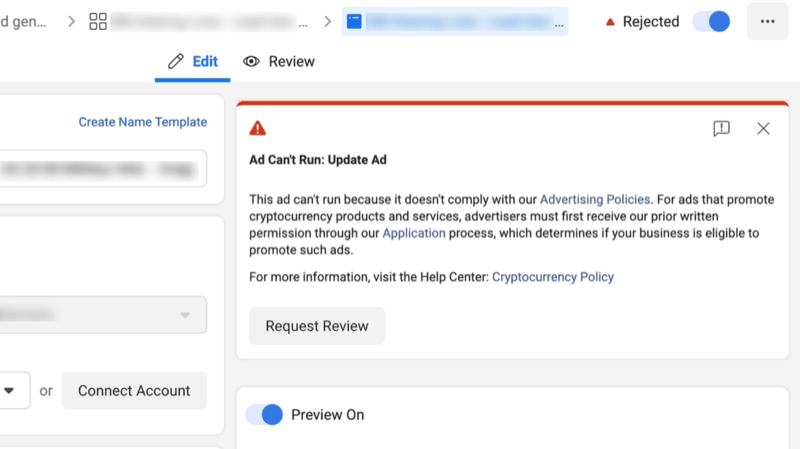 Reasons why Facebook advertising complaint