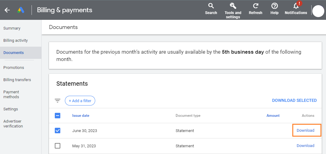 Understanding the Google Ads payment system