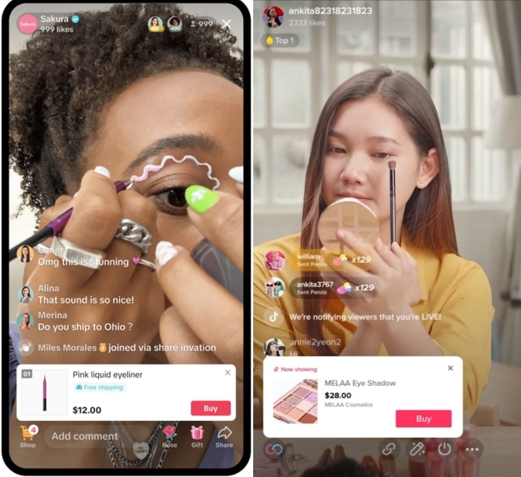 Learn about the types of product Shopping Ads TikTok