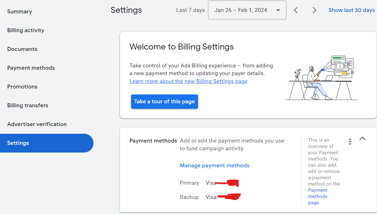 Why do you need to change payment user Google Ads?