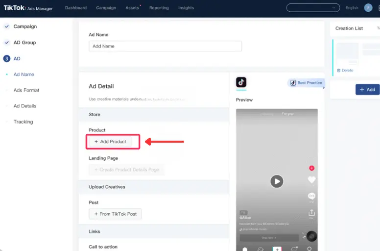 Detailed instructions on how to use TikTok ads discovery to unleash your creativity