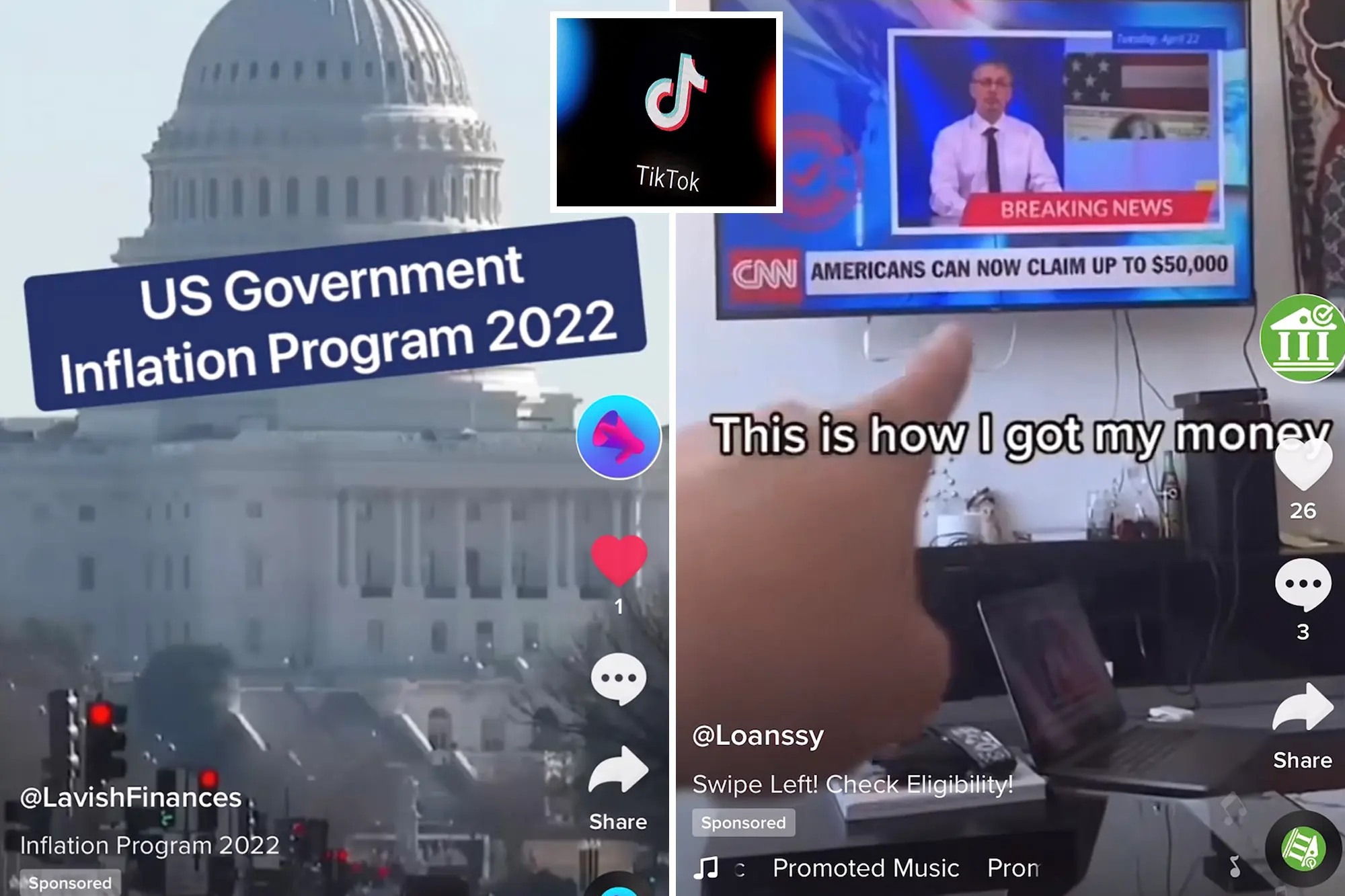 What is a TikTok loan ad?