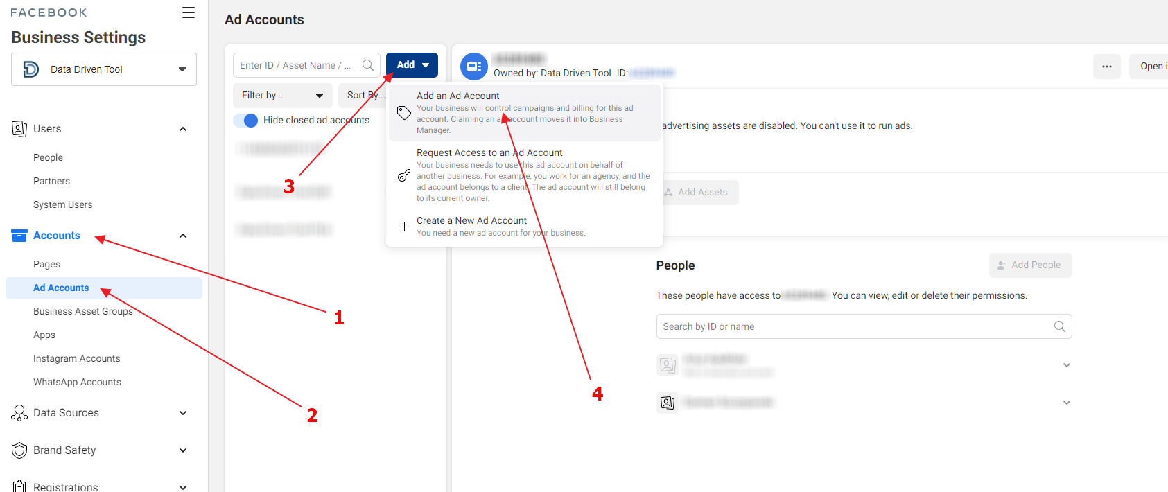 Is it possible to create ad account without Business Manager?