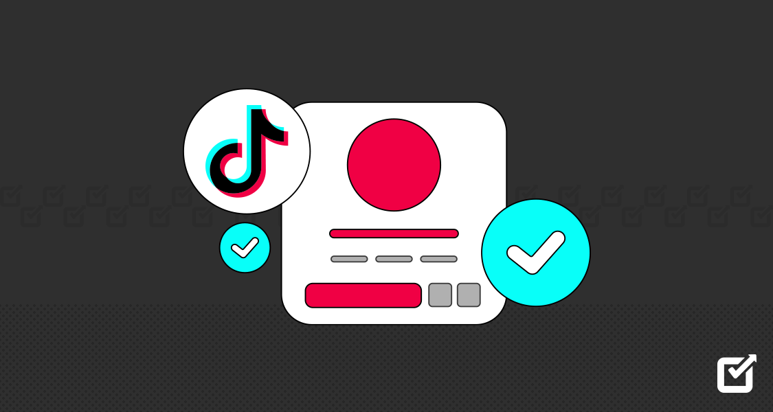 The official verification process for a genuine TikTok blue tick