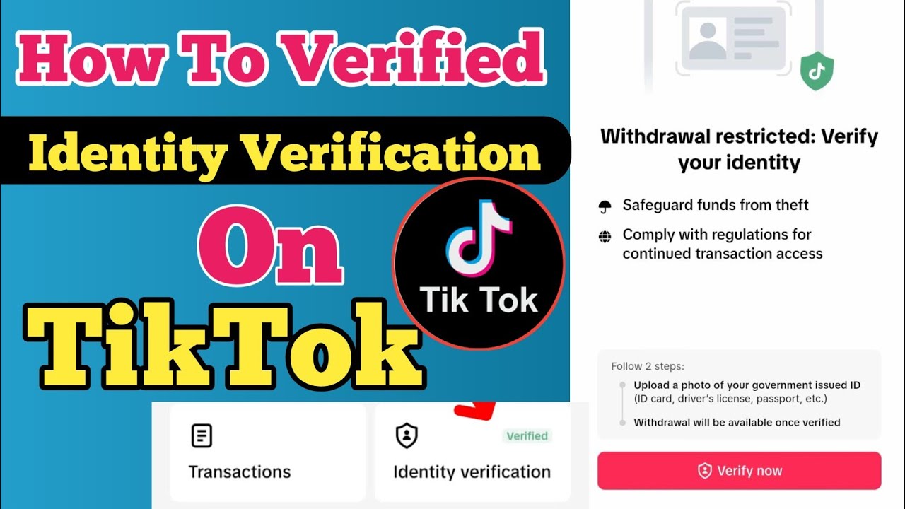 What is identity verification on TikTok?