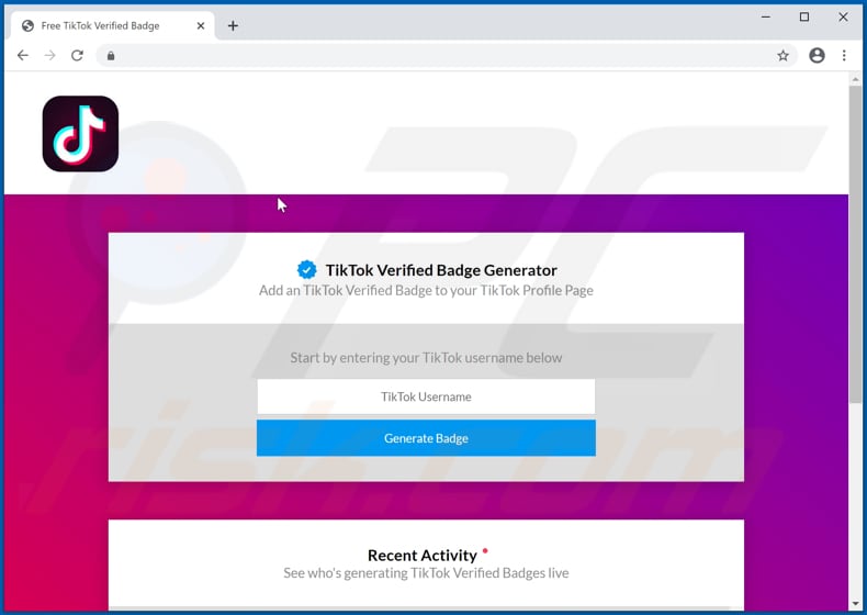 how to get a fake verification on tiktok