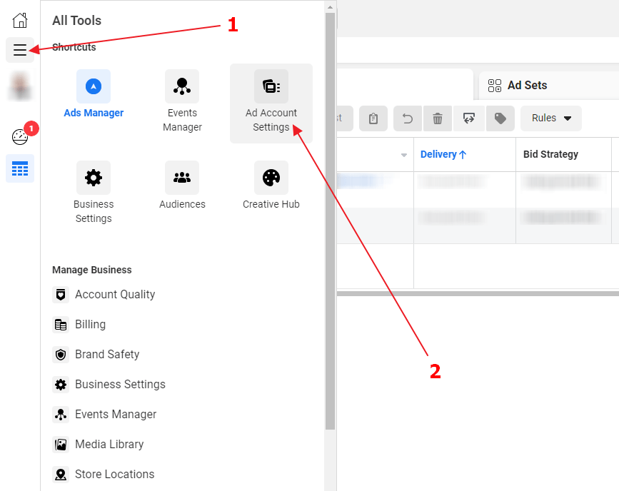 Common methods to pay for ads Facebook currently