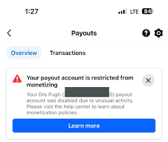 Why are many accounts restricted or experience dropped payment thresholds?