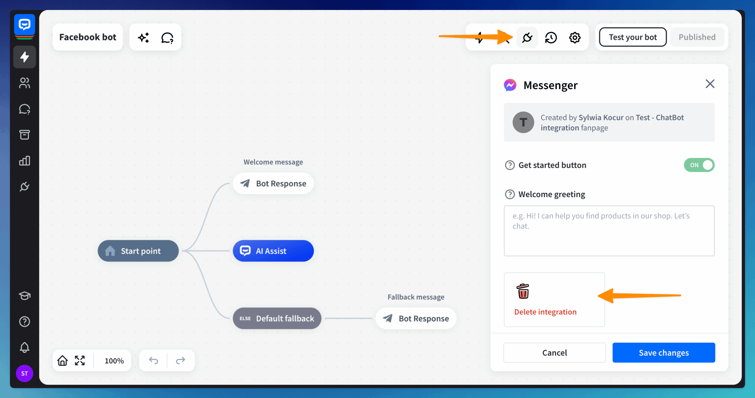 Is it possible to set up Facebook chatbot payments?