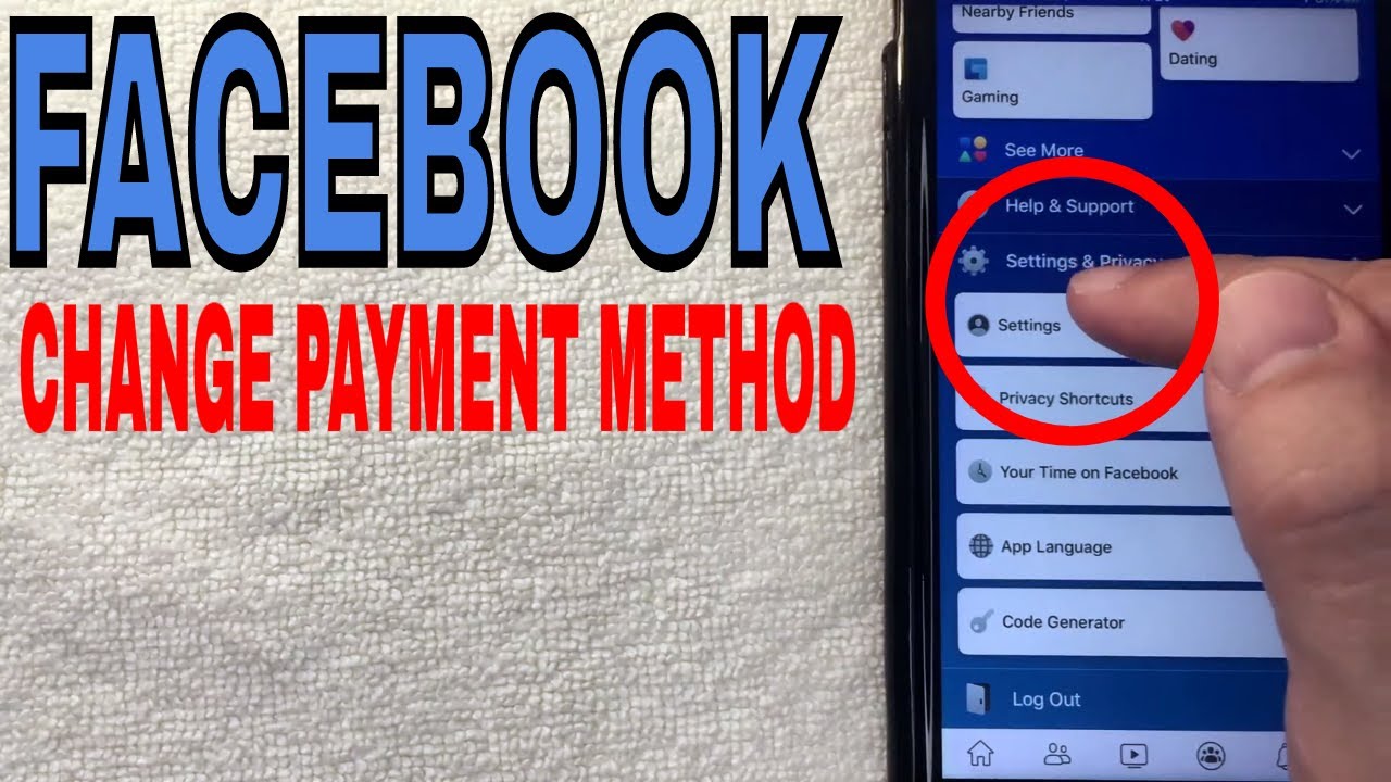 A detailed step-by-step guide to changing your Facebook Pay address