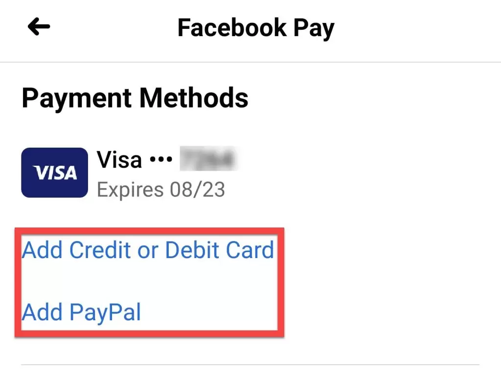 How to distinguish Facebook payment transactions on a Facebook pay on bank statement