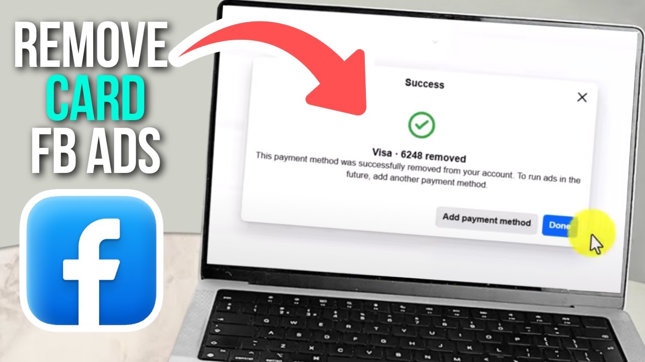 Properly removing and changing payment cards on Facebook