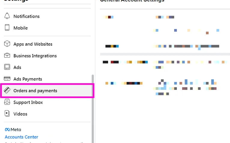 Guide to removing payment method from Facebook