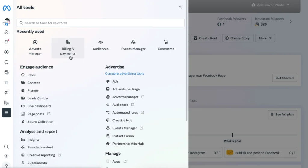Billing thresholds and invoicing cycles on Instagram