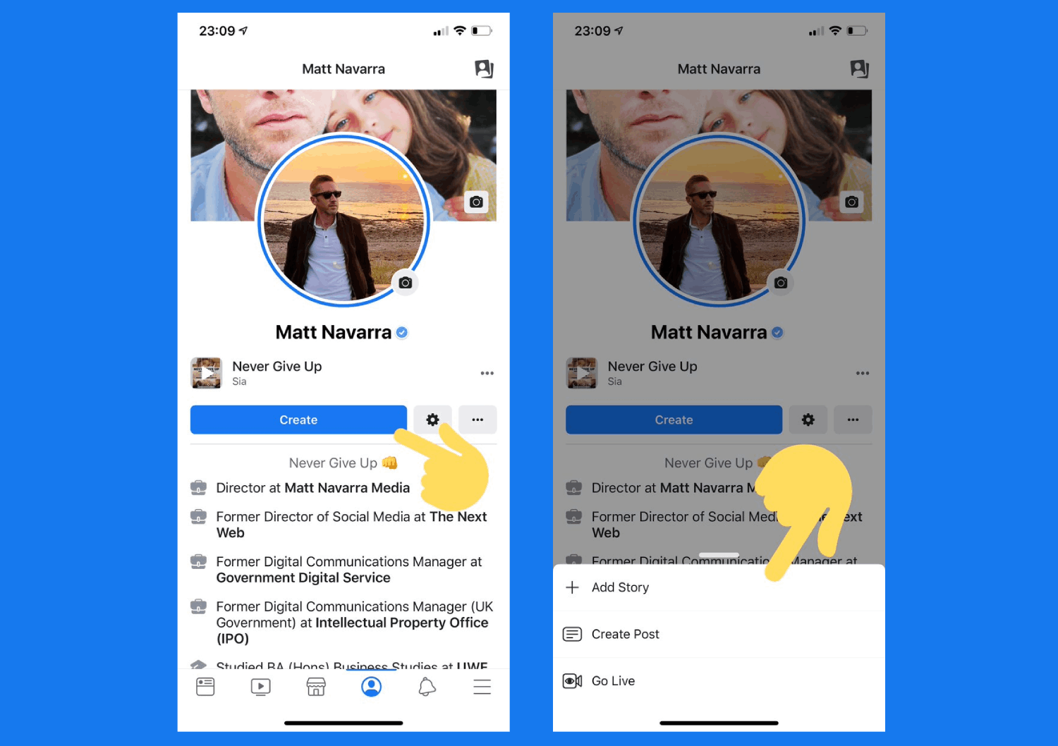 What makes users stop and read a Facebook post?