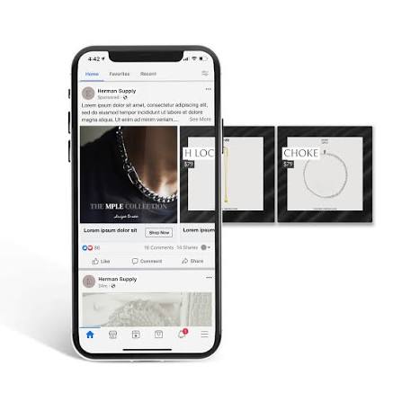 Carousel posts to showcase multiple products on Facebook
