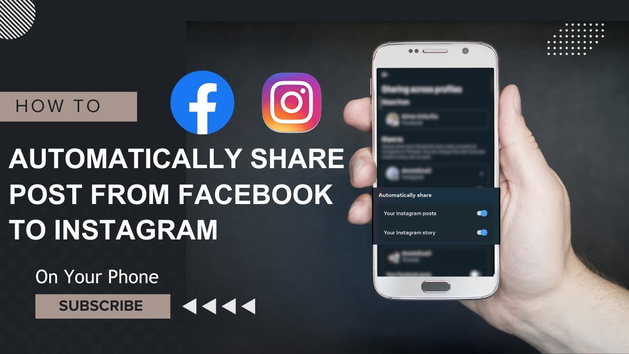 How to automatically post from Facebook to Instagram