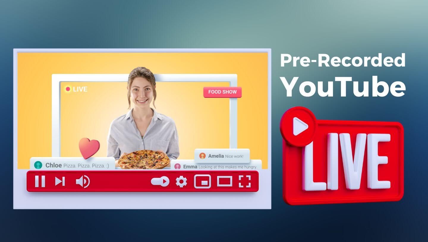 Secrets to making viewers not realize you are streaming a pre-recorded video