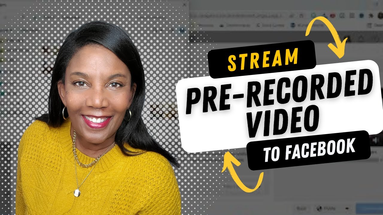 Step-by-step guide to facebook live with pre recorded video