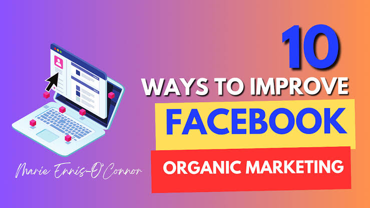 What is organic marketing on Facebook?