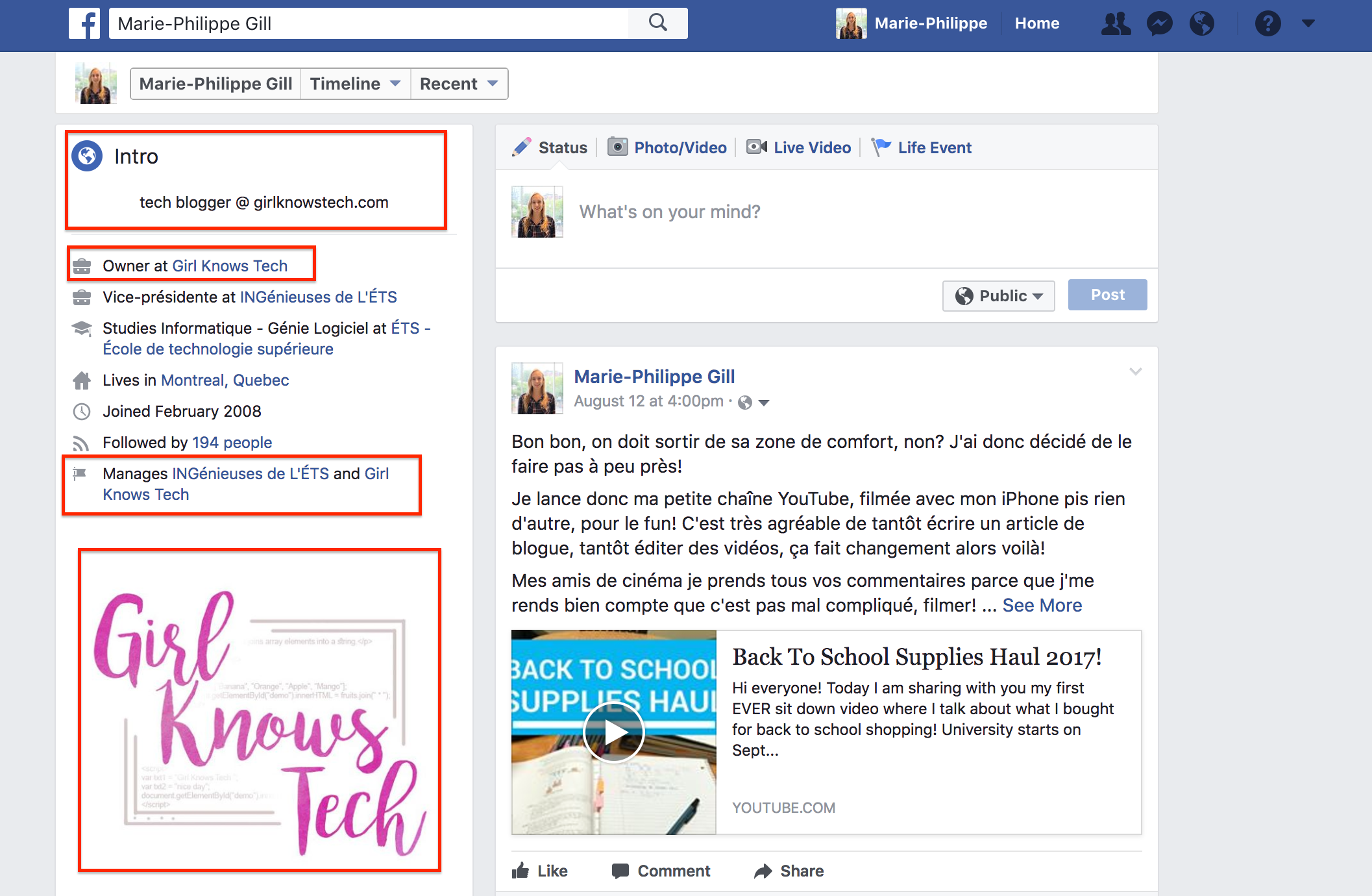 How to post a blog on Facebook