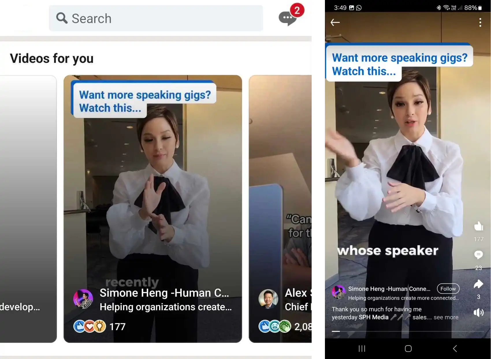Can I post a video on LinkedIn?