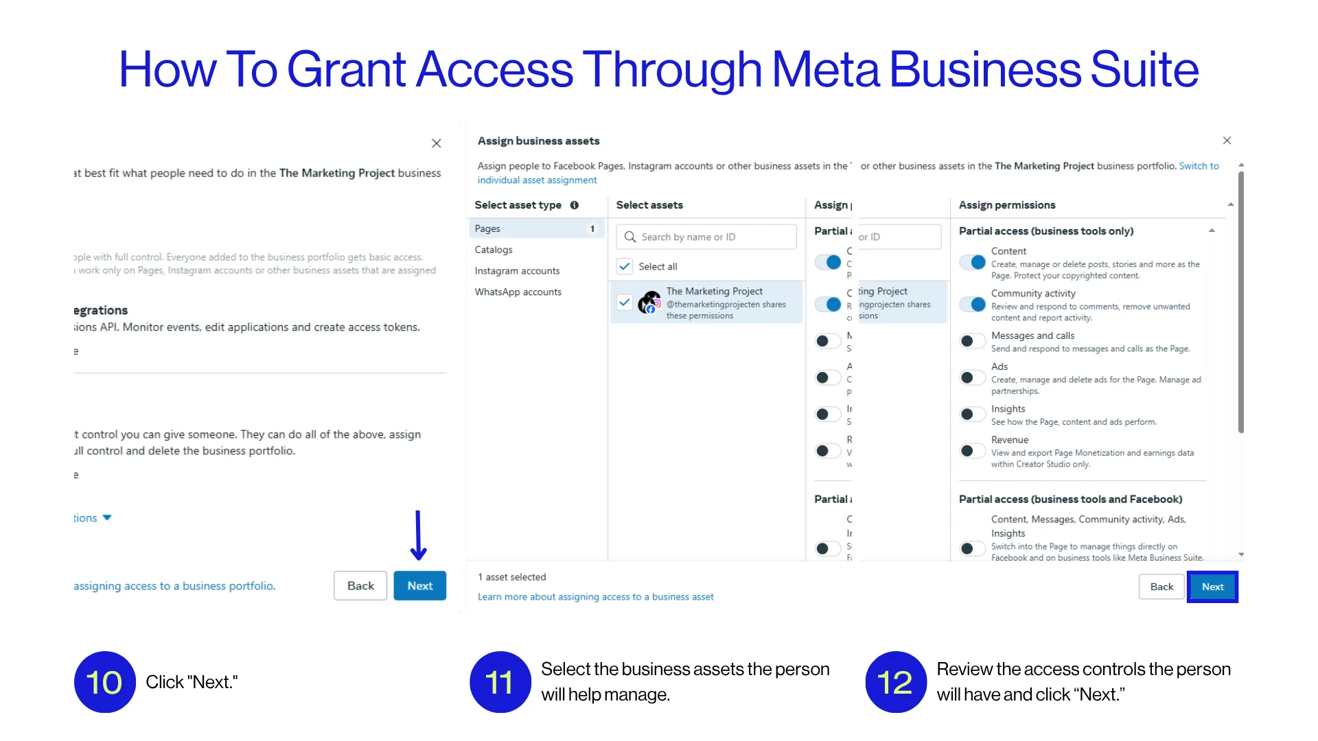 Steps to grant Facebook comment moderation permissions to your employees