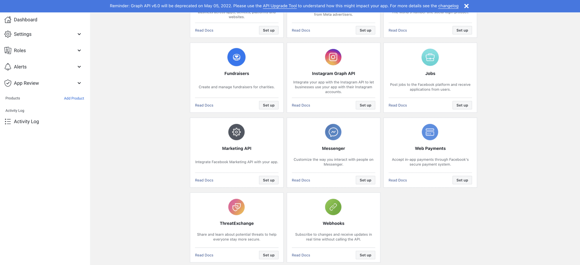 What is the Meta for Developers Facebook page API?