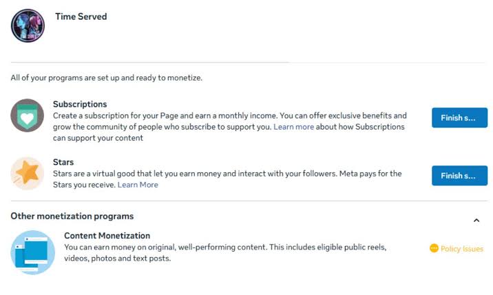 What is unoriginal content Facebook according to Meta policy?