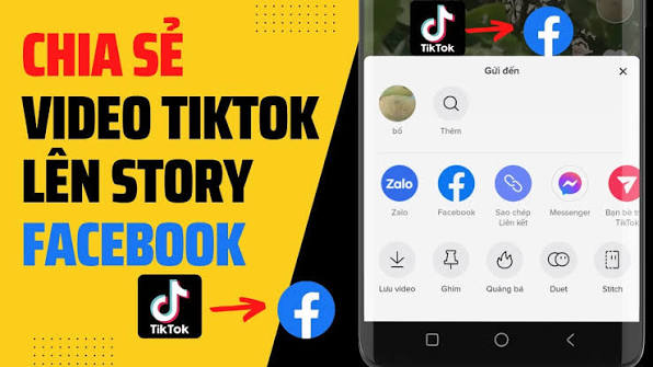 Can you post tik tok videos on facebook?
