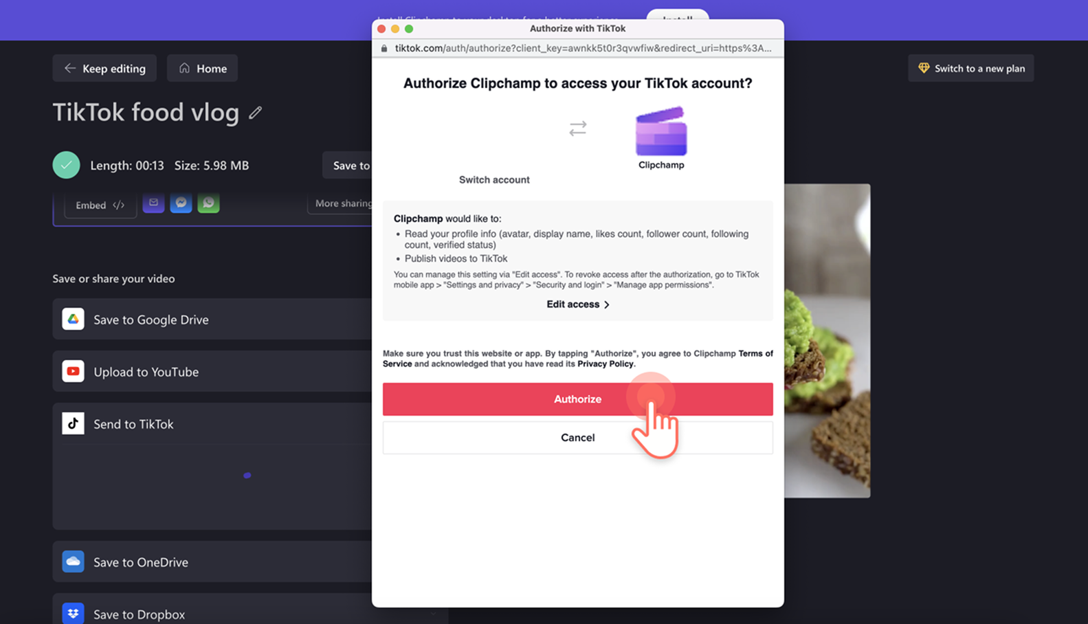 Why do TikTok videos posted on Facebook appear blurry or reduced in quality?